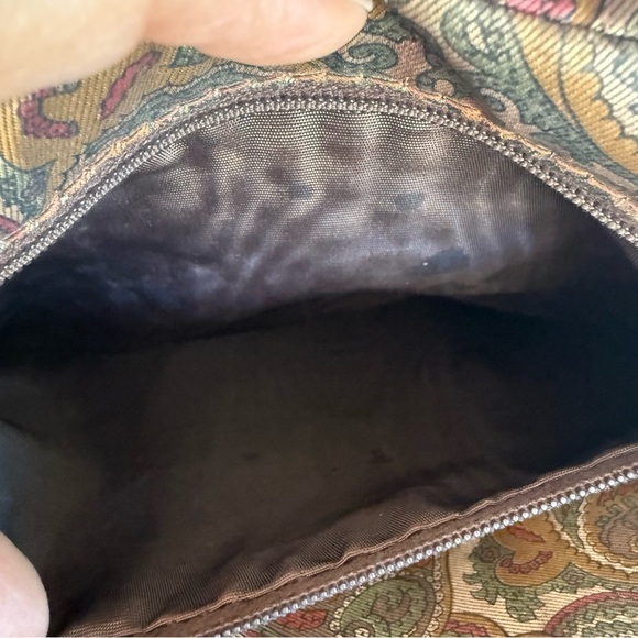 Cosci Hand Made in Italy Elegant Brown Woven Crossbody Bag - Picture 14 of 16